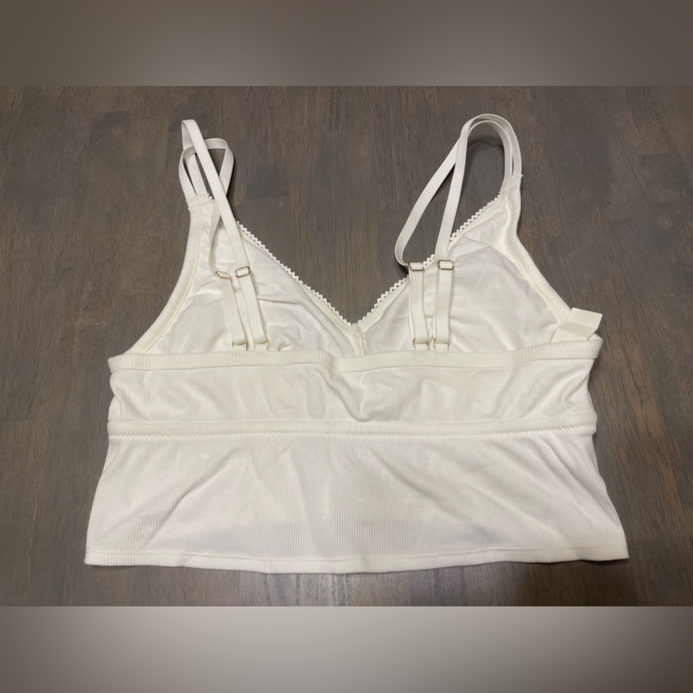 NEW! • AERIE • White Lace Bralette | White | XL - Picture 5 of 6